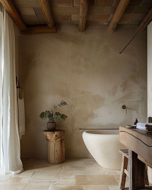 Wabi-Sabi-Inspired Bath Accessories for a Serene Space